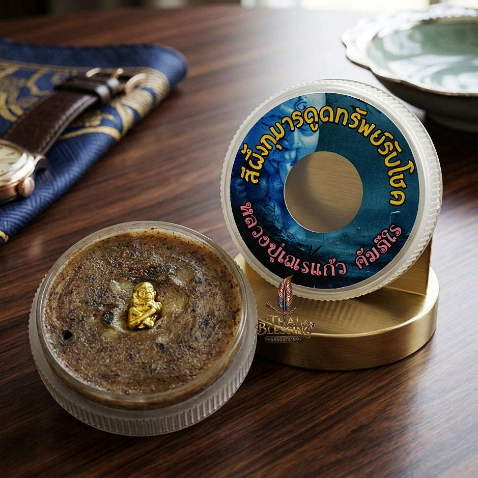 ✨ See Phueng Kuman Dud Sap Rap Chok (Millionaire Fortune-Sucking Kuman Lip Wax & Occult Oil Edition, 2566 / 2023) - Luang Pu Nen Kaeo / Wat Udom Phraison Thai Blessing Co By RURUECHA