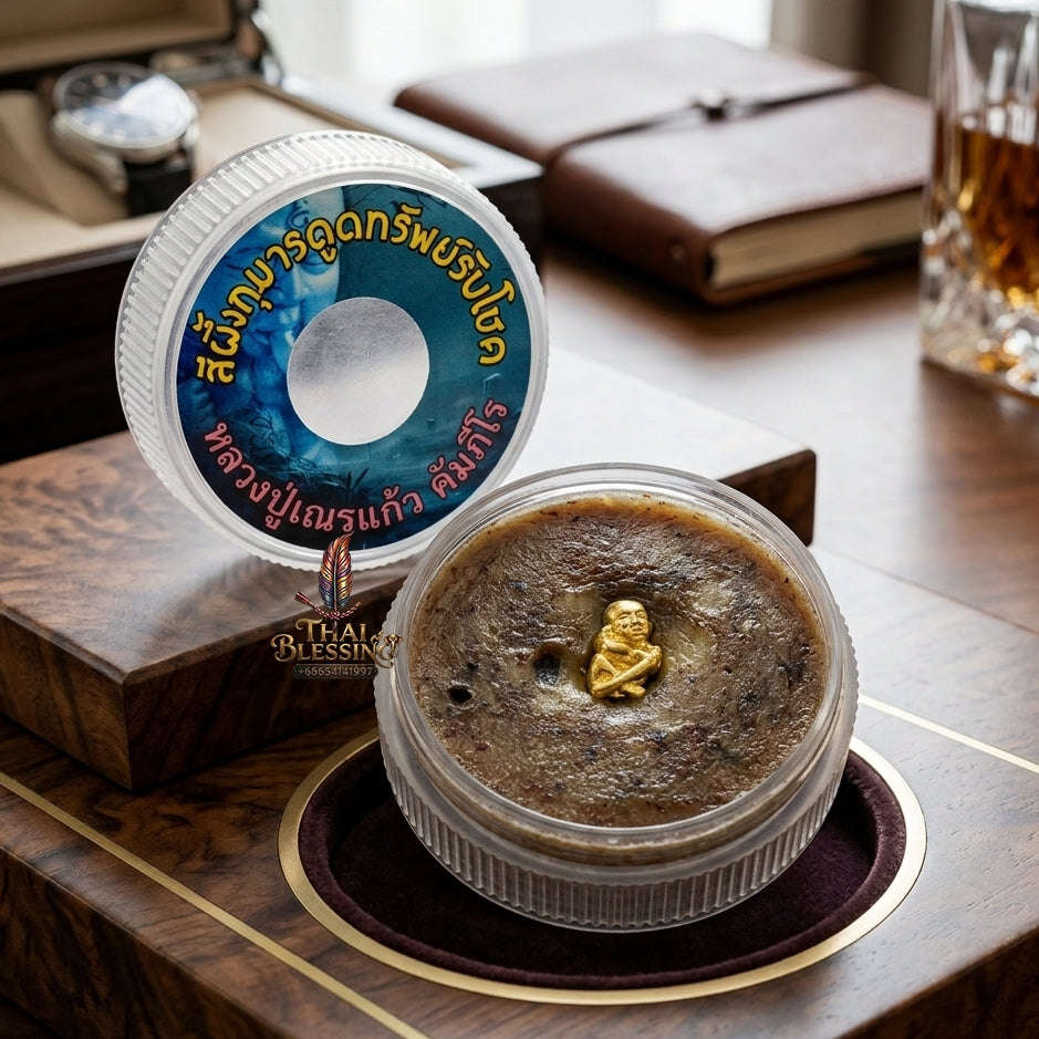 ✨ See Phueng Kuman Dud Sap Rap Chok (Millionaire Fortune-Sucking Kuman Lip Wax & Occult Oil Edition, 2566 / 2023) - Luang Pu Nen Kaeo / Wat Udom Phraison Thai Blessing Co By RURUECHA