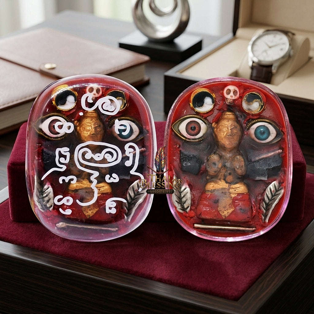 ✨ See Phueng Kuman Thong (Master-Grade Kuman Thong Wealth & Metta Charm Wax Abundant Luck, Profound Metta, and Irresistible Charm Thai Blessing Co By RURUECHA