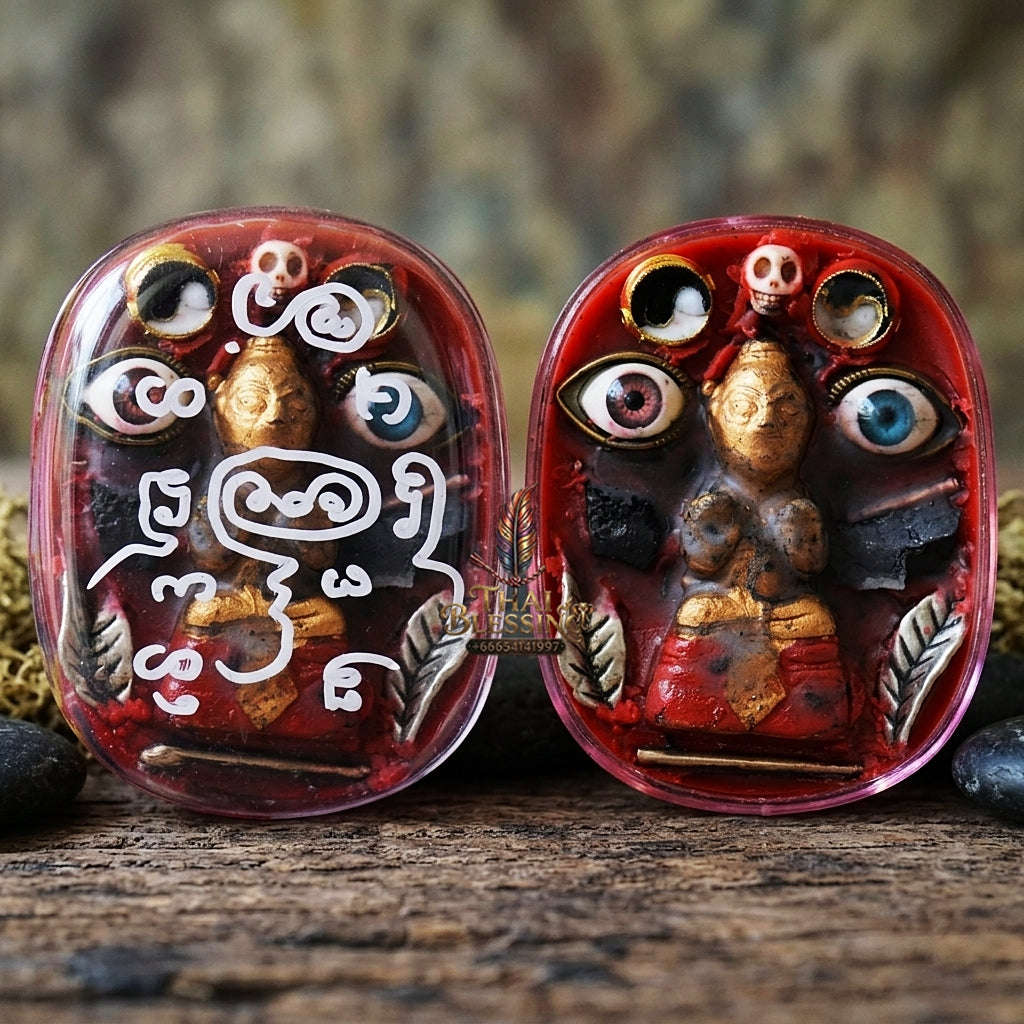 ✨ See Phueng Kuman Thong (Master-Grade Kuman Thong Wealth & Metta Charm Wax Abundant Luck, Profound Metta, and Irresistible Charm Thai Blessing Co By RURUECHA