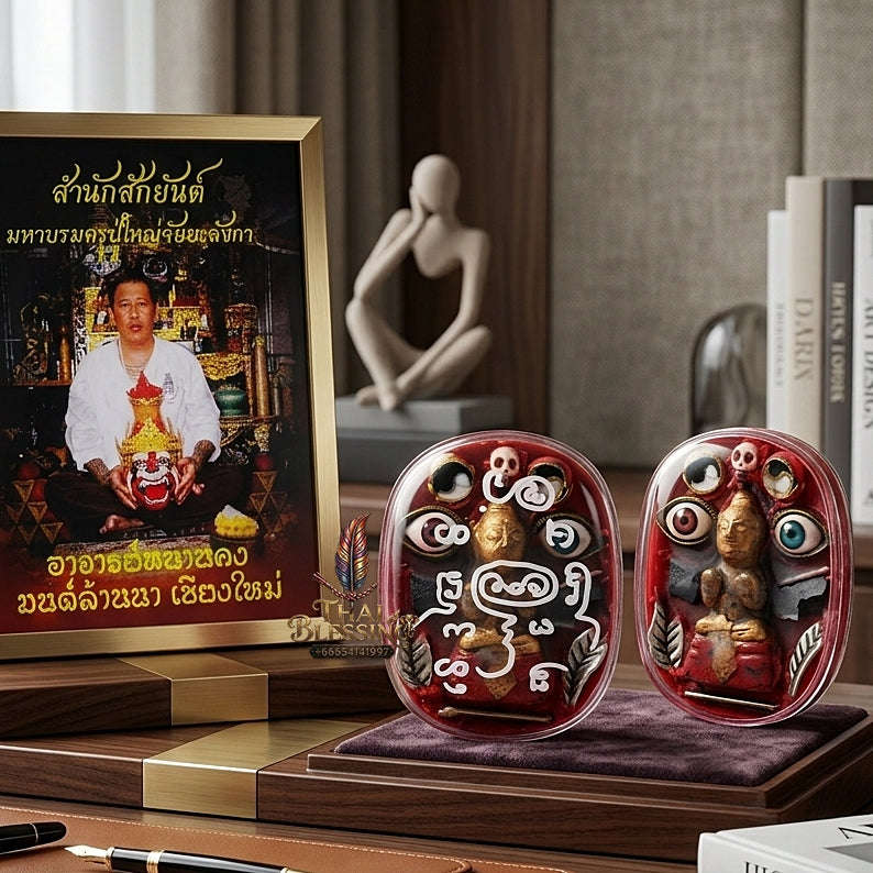 ✨ See Phueng Kuman Thong (Master-Grade Kuman Thong Wealth & Metta Charm Wax Abundant Luck, Profound Metta, and Irresistible Charm Thai Blessing Co By RURUECHA