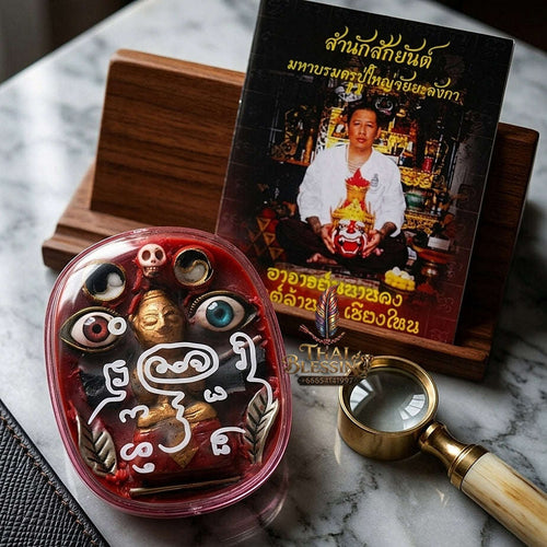 ✨ See Phueng Kuman Thong (Master-Grade Kuman Thong Wealth & Metta Charm Wax Abundant Luck, Profound Metta, and Irresistible Charm Thai Blessing Co By RURUECHA
