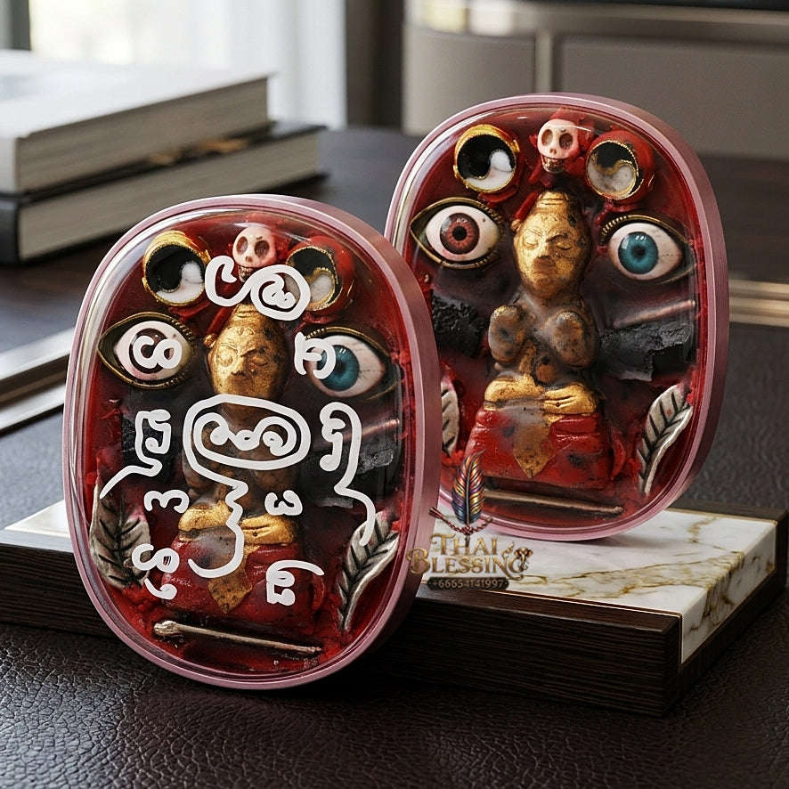 ✨ See Phueng Kuman Thong (Master-Grade Kuman Thong Wealth & Metta Charm Wax Abundant Luck, Profound Metta, and Irresistible Charm Thai Blessing Co By RURUECHA