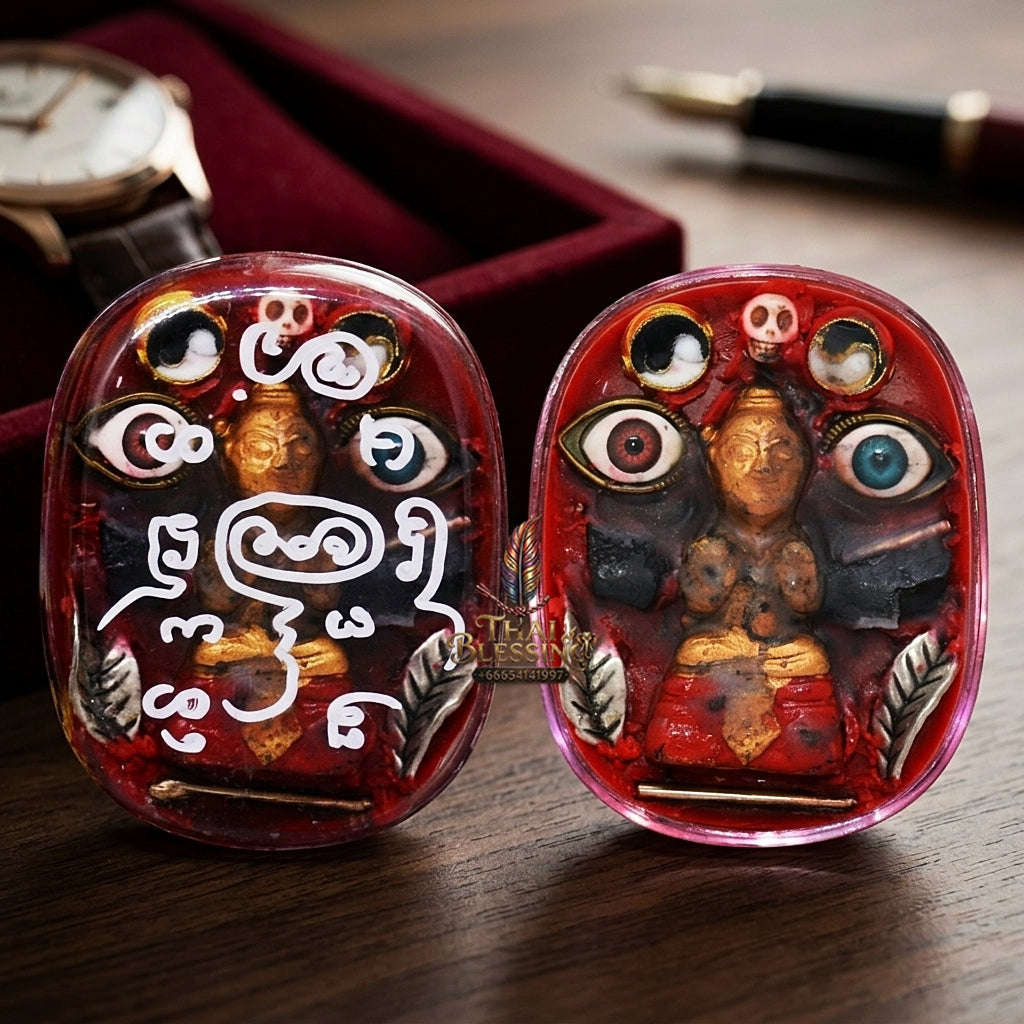 ✨ See Phueng Kuman Thong (Master-Grade Kuman Thong Wealth & Metta Charm Wax Abundant Luck, Profound Metta, and Irresistible Charm Thai Blessing Co By RURUECHA