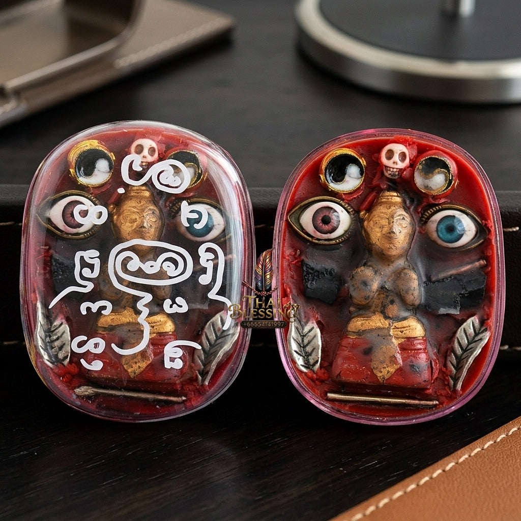 ✨ See Phueng Kuman Thong (Master-Grade Kuman Thong Wealth & Metta Charm Wax Abundant Luck, Profound Metta, and Irresistible Charm Thai Blessing Co By RURUECHA