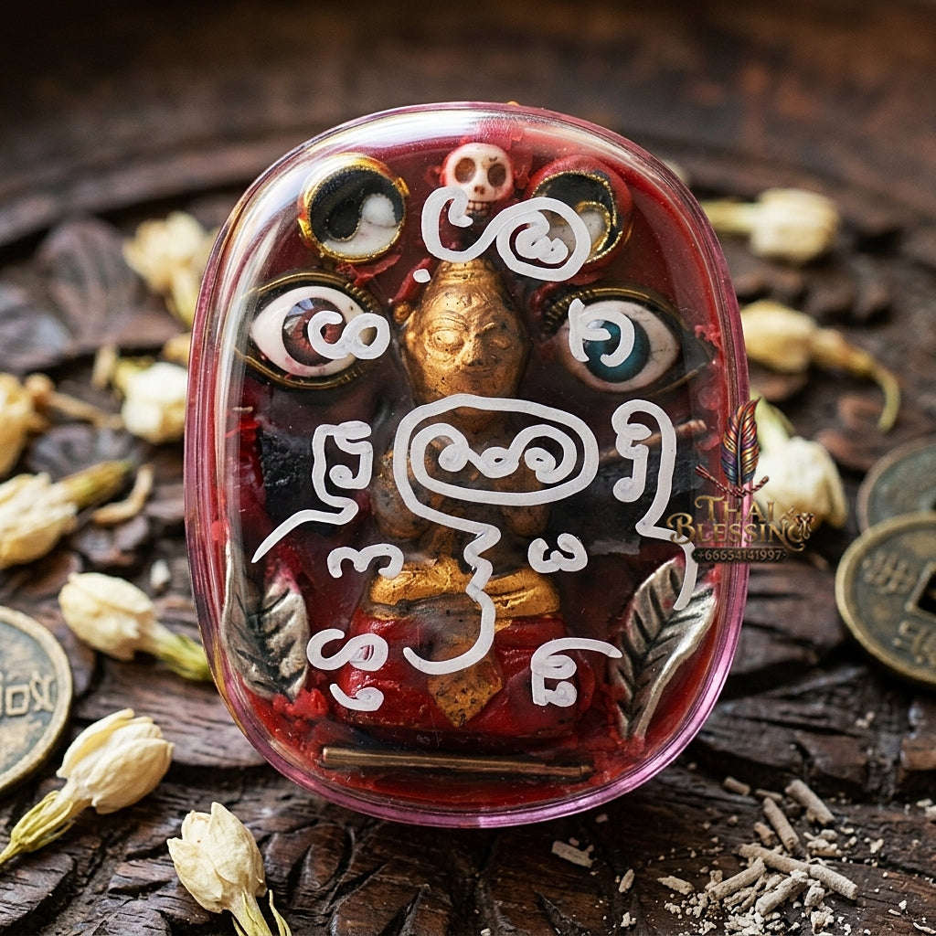 ✨ See Phueng Kuman Thong (Master-Grade Kuman Thong Wealth & Metta Charm Wax Abundant Luck, Profound Metta, and Irresistible Charm Thai Blessing Co By RURUECHA