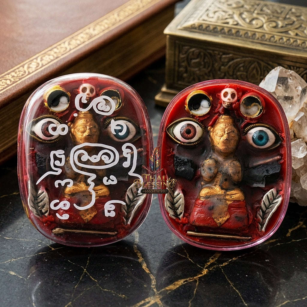 ✨ See Phueng Kuman Thong (Master-Grade Kuman Thong Wealth & Metta Charm Wax Abundant Luck, Profound Metta, and Irresistible Charm Thai Blessing Co By RURUECHA