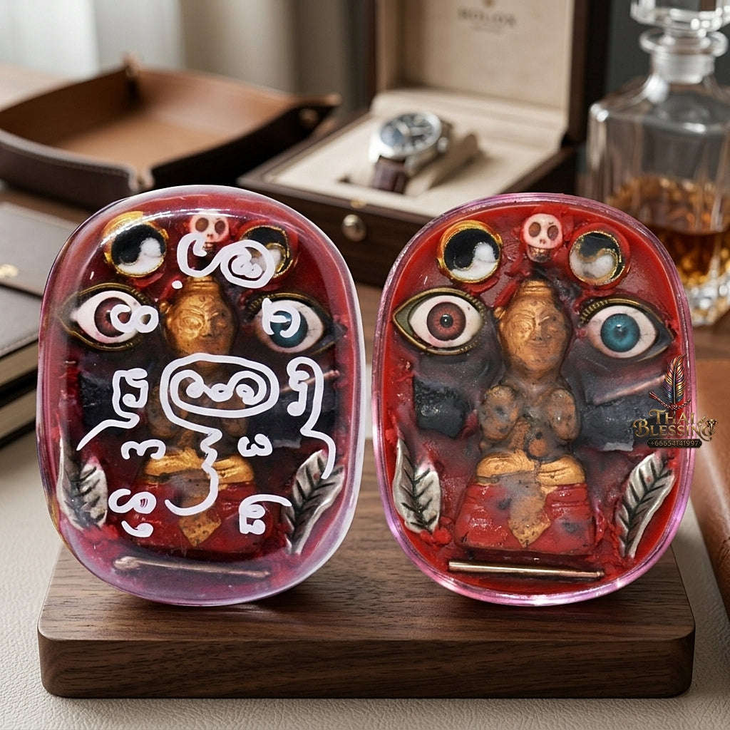 ✨ See Phueng Kuman Thong (Master-Grade Kuman Thong Wealth & Metta Charm Wax Abundant Luck, Profound Metta, and Irresistible Charm Thai Blessing Co By RURUECHA
