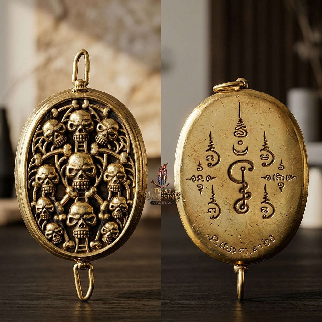 ✨ See Phueng Maha Saneh (Master-Grade Occult Charm & Wealth Wax, 2560 / 2017 Edition) - Phra Ajarn Manit Techawaro / Wat Ban Nong Khaen (Maha Sarakham Province) Thai Blessing Co By RURUECHA