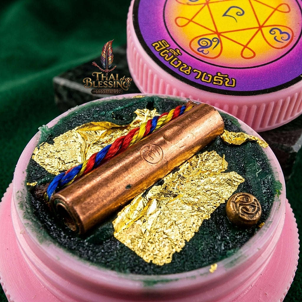 ✨ See Phueng Nang Rap Sacred Charm Wax - Supreme Wealth Influx, Unfailing Attraction, & Effortless Reception Edition