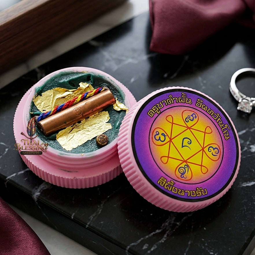 ✨ See Phueng Nang Rap Sacred Charm Wax - Supreme Wealth Influx, Unfailing Attraction, & Effortless Reception Edition