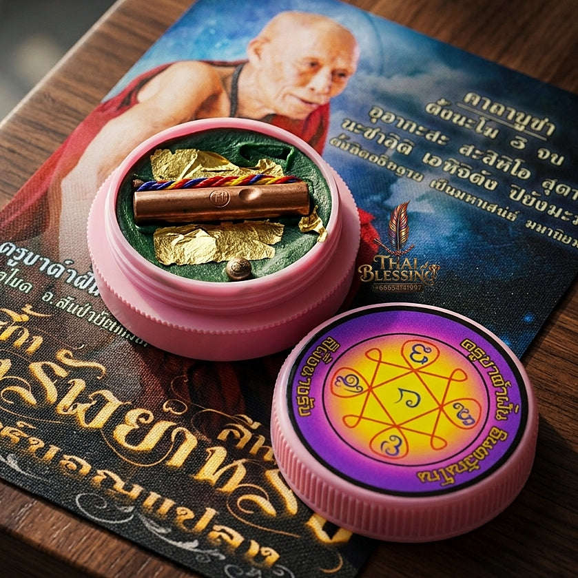 ✨ See Phueng Nang Rap Sacred Charm Wax - Supreme Wealth Influx, Unfailing Attraction, & Effortless Reception Edition