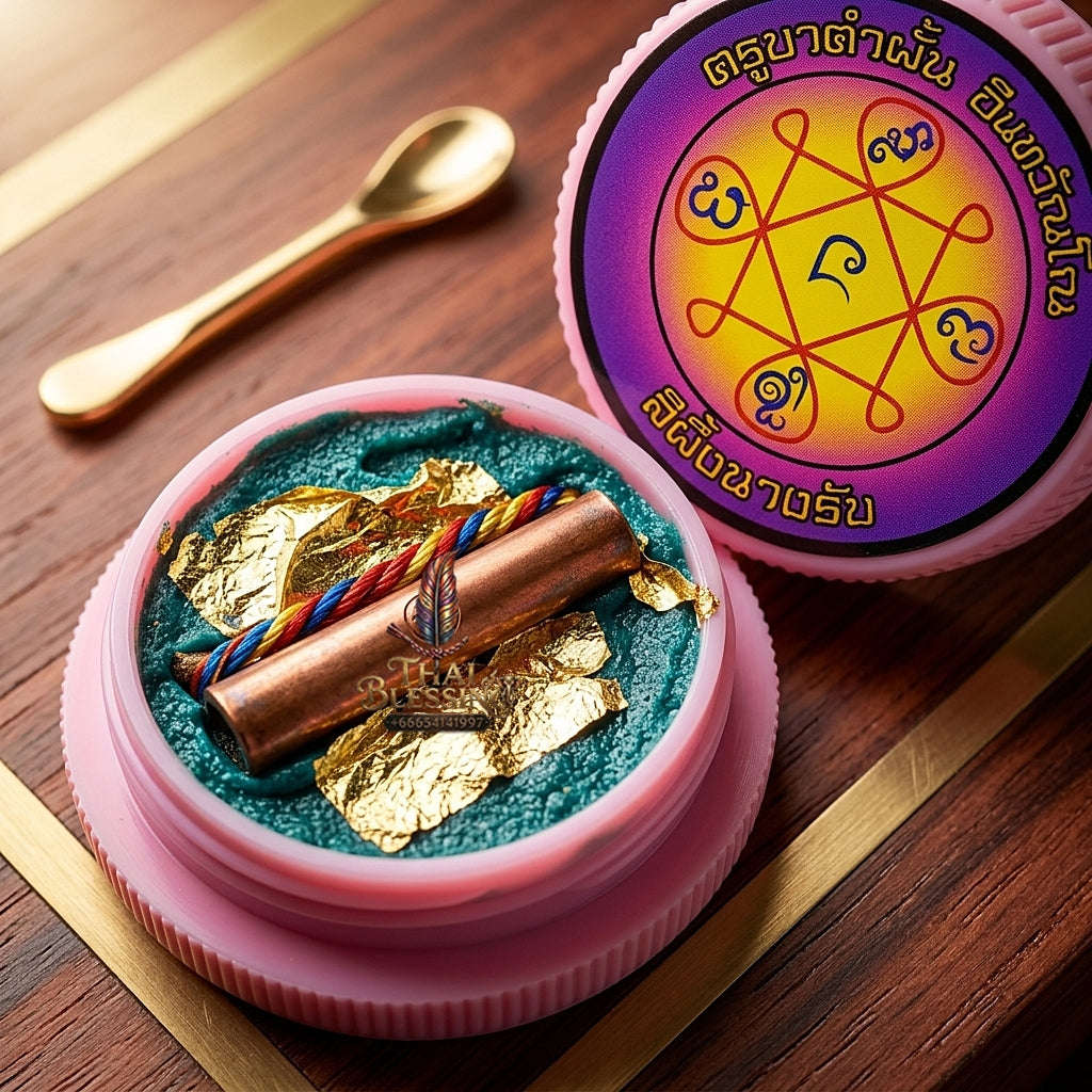 ✨ See Phueng Nang Rap Sacred Charm Wax - Supreme Wealth Influx, Unfailing Attraction, & Effortless Reception Edition