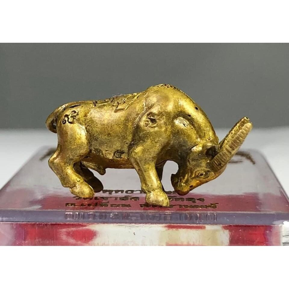 Full Moon Buffalo Talisman – Khao Or Power Charm by Ajarn Plian for Protection, Good Fortune and Wealth Default Title