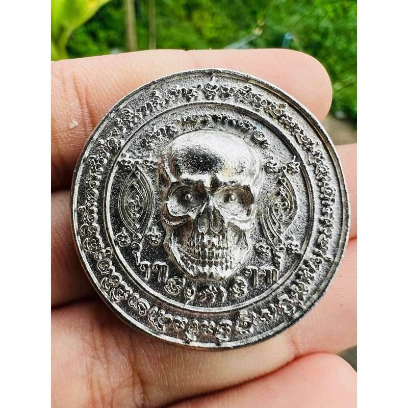 Prai Whisper Coin – Ultimate Fortune &amp; Spiritual Armor Amulet Powerful Blessing for Pre-Warning, Wealth Attraction &amp; Daily Protection - Thai Blessing Co