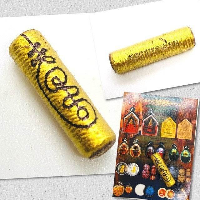 Billionaire's Charm Amulet - Sacred Mao Takrud by Luang Por Mian, Wat Ban Ja Niang for Wealth, Love & Fortune