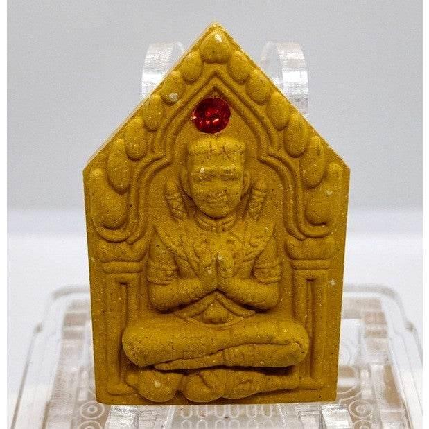Khun Phaen Wealth Attraction Amulet - Ultimate Charm & Wealth from Wat Chong Khae 2022 Edition Yellow
