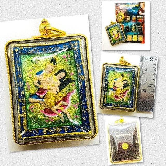 Phet Phaya Thon – Celestial Charm &amp; Millionaire Fortune Amulet (Blessed by Luang Ta Ruam, Wat Khok Samran, 2022) - Thai Blessing Co
