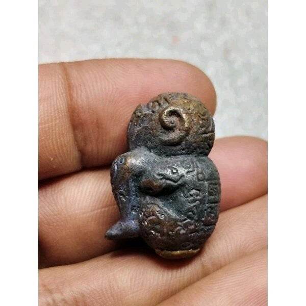 Bodhisattva in Womb Diamond Amulet by Ajarn Nern Doi – Sacred Protection and Wealth from Trang, Thailand - Thai Blessing Co