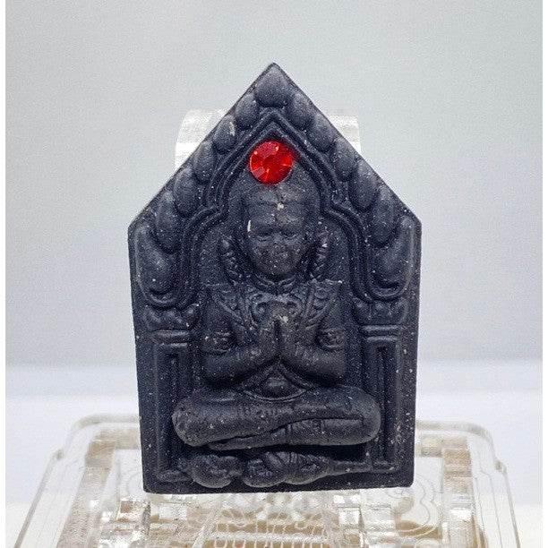 Khun Phaen Wealth Attraction Amulet - Ultimate Charm & Wealth from Wat Chong Khae 2022 Edition Black