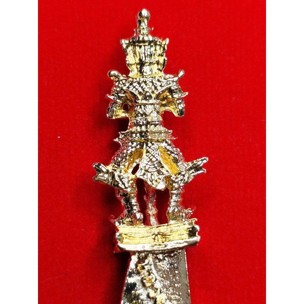 Sacred Bamboo Knife by Master Phon, Wat Thung Naree (2024 Edition) – Symbolic Protection &amp; Prosperous Trading Charm 2024年神聖竹劍 – 師父Phon打造，寓意保護與生意昌盛的吉祥之物 - Thai Blessing Co