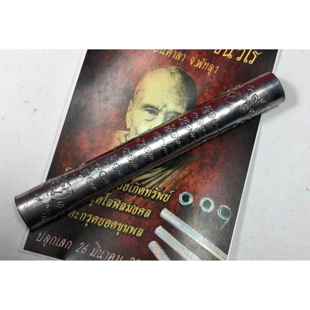 Takrud Solos Mongkol Amulet by Ajahn Nam – Thai Protection Amulet for Invincibility and Spiritual Empowerment