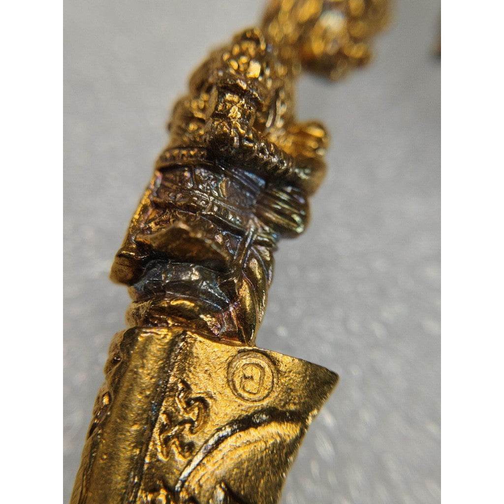 Master Exorcist Knife – Ajarn Eiad’s 2021 Spirit-Banishing Blade” 掌驭灵界的神圣法刀 2021年艾阿占大师驱邪刀 - Thai Blessing Co