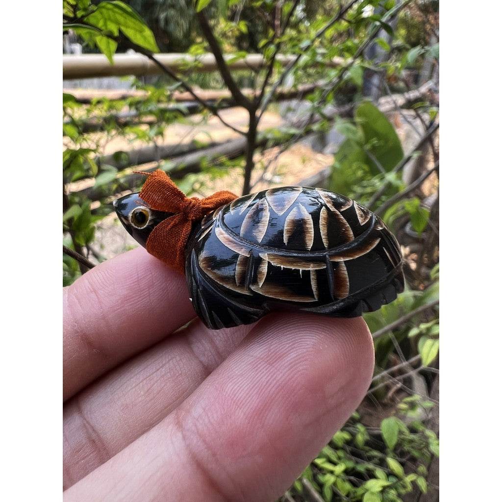 Phaya Tao Buffalo Horn Amulet by Luang Pu Im – 106 Years of Sacred Power Legendary Southern Thai Talisman • For Wealth, Protection, and Metta Mahaniyom - Thai Blessing Co