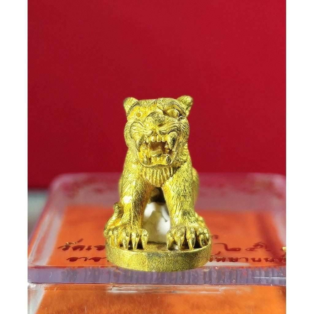 Tiger Amulet of Power Racha Phayak Khao Or by Ajahn Plern - Powerful Amulet for Invincibility and Wealth