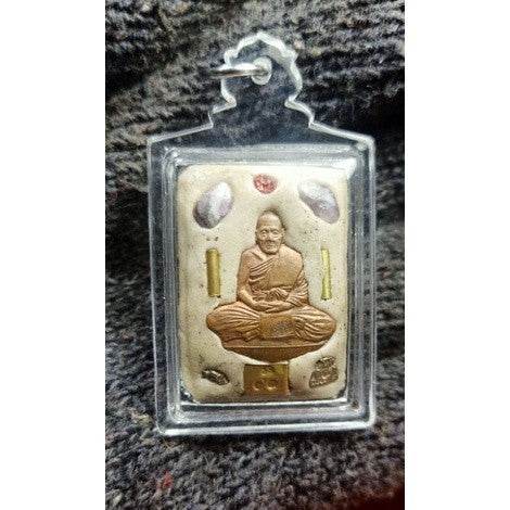 Luang Pu Piao First Edition Locket 2024 – Wealth &amp; Protection Amulet 4 Colors, 399 pcs each – Popular Among International Collectors &amp; Business People - Thai Blessing Co