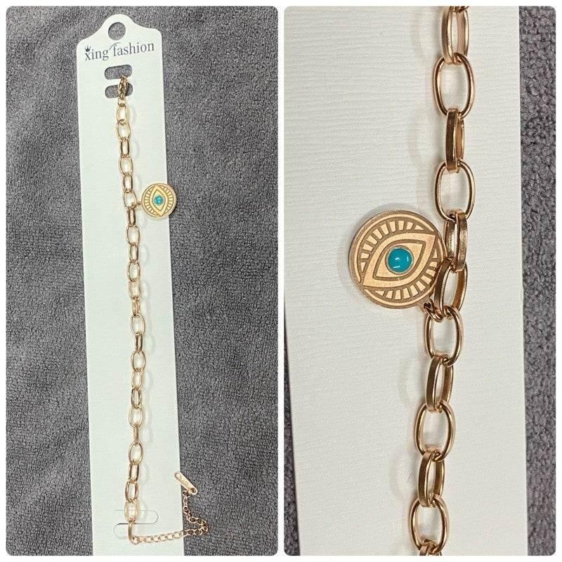 Lucky Fish Amulet Bracelet by LP Maen – Prosperity Charm for Wealth and Business Success Eye pattern necklace