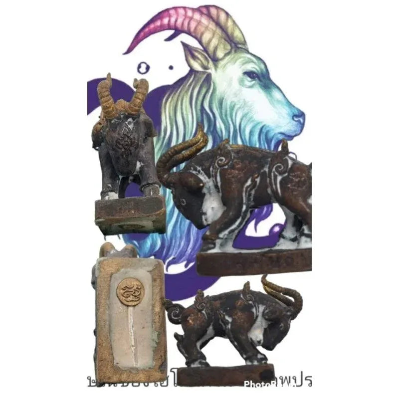 ✨ Supreme Goat Charisma Talisman – Phaya Aelok Chok Edition by Phra Ajarn Tong for Irresistible Charm & Prosperity Surge