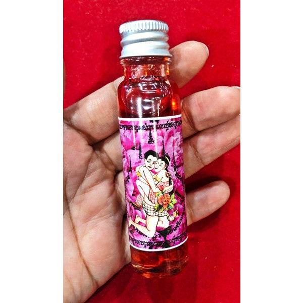 Twin Dolls Love Oil – Ultimate Charm &amp; Fortune Booster by Master Prakong Love. Prosperity. Magnetism. - Thai Blessing Co
