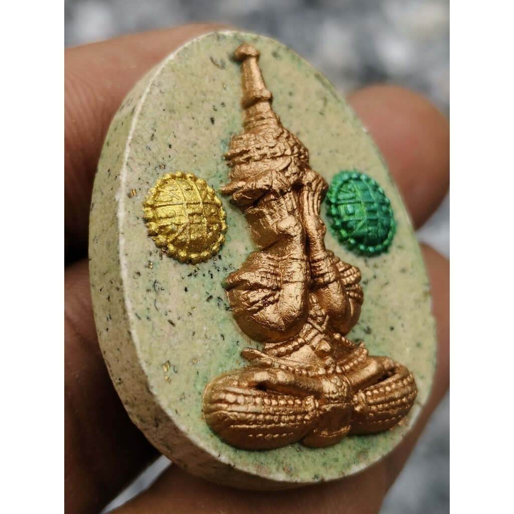 Powerful Manora Crown Buddha Amulet from Krabi | Ultimate Protection, Wealth &amp; Love Charm by Master Chai Rat - Thai Blessing Co