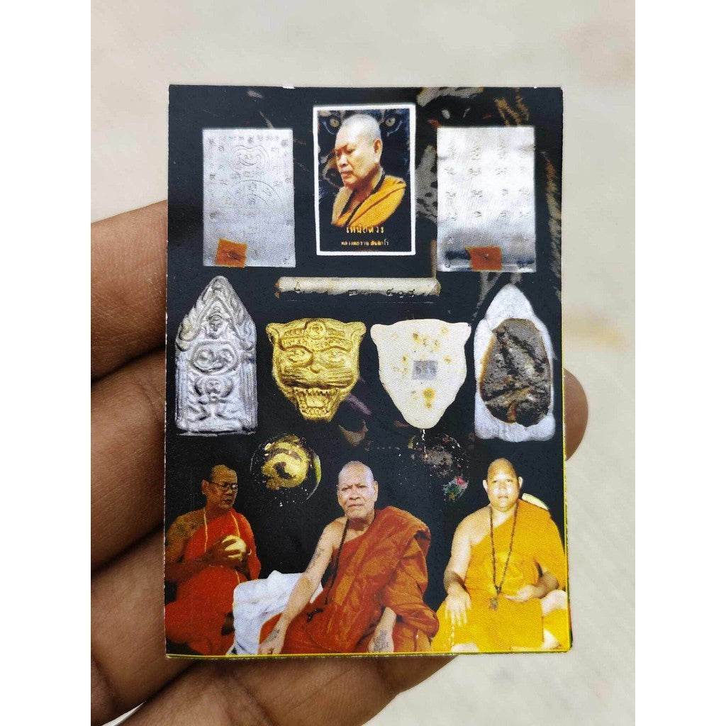 Tiger-Face Diamond Amulet “Phaya Santi-ko” – Blessed by Luang Por Ruay, Wat Thung Santi Tham (Limited 300) - Thai Blessing Co