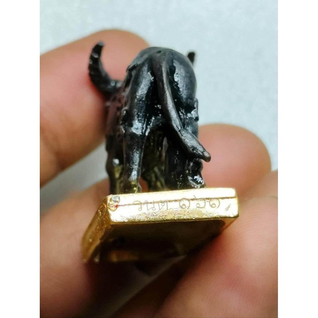 Mystic Tiger-Ox Amulet for Supreme Power and Prosperity from Wat Naitao