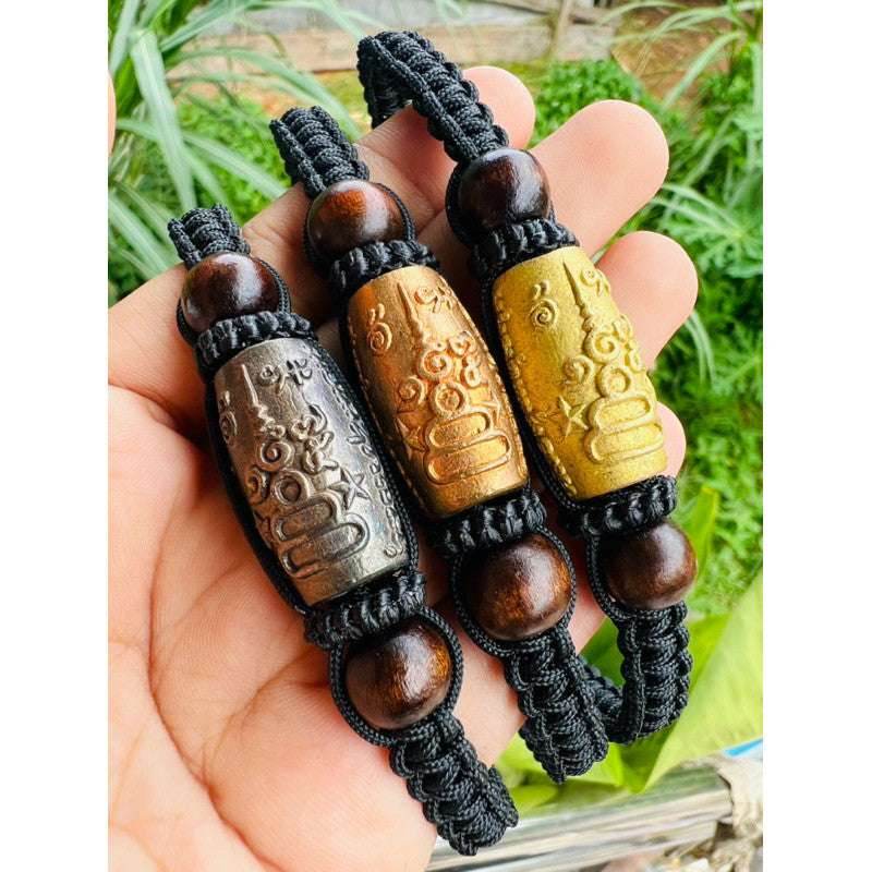 Mahagarn Amulet Bracelet – Supreme Spiritual Defense &amp; Invincibility Unleash Ancient Power – Fortify Your Aura with Thailand’s Legendary Protection Bracelet - Thai Blessing Co
