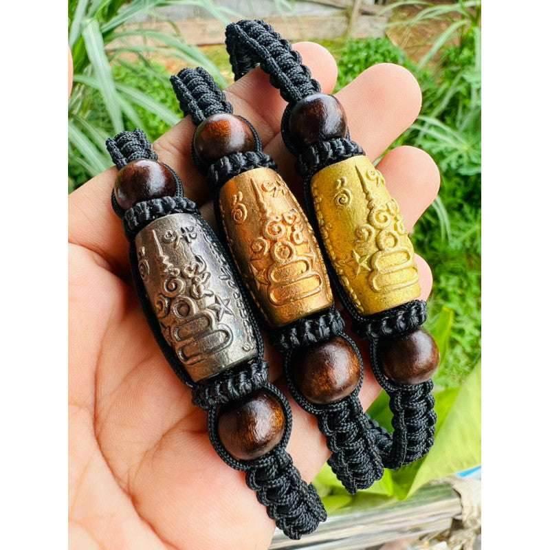 Mahagarn Amulet Bracelet - Supreme Spiritual Defense and Invincibility for Aura Fortification with Thailand's Legendary Protection