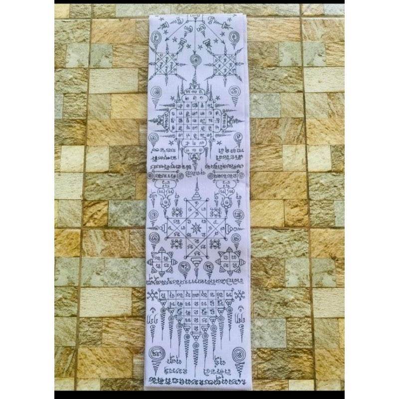 Kao Or 108 Yantra Cloth by Master Sithichai – Powerful Protection &amp; Wealth Charm from the Southern Lineage - Thai Blessing Co