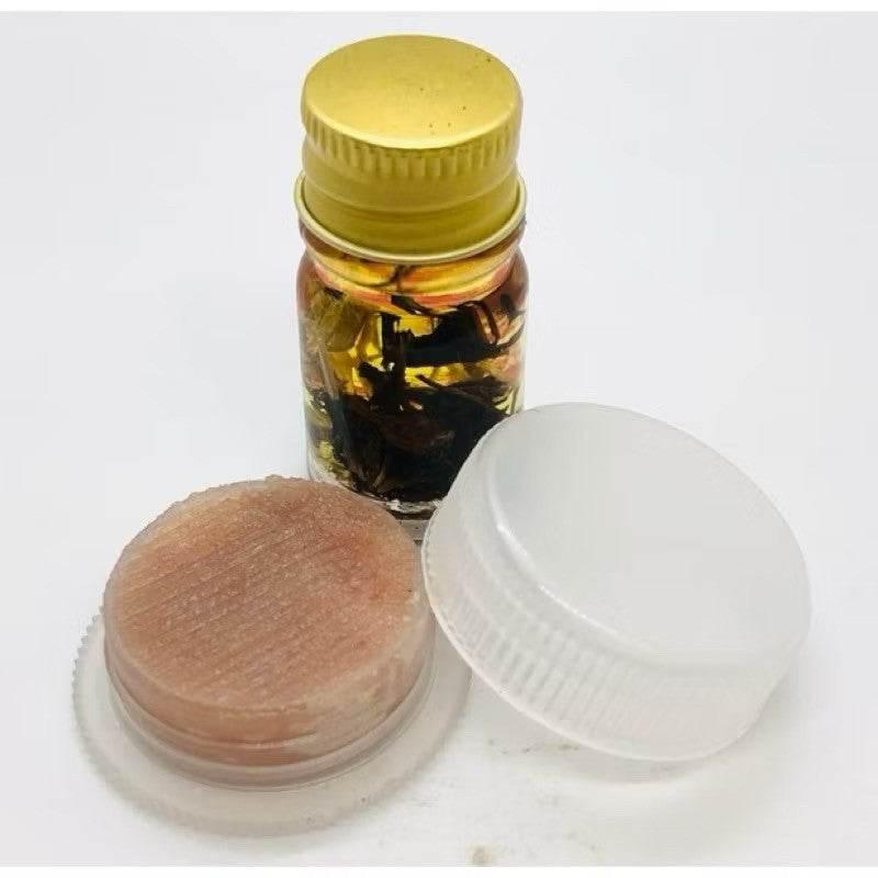 Divine Ruanjuan Oil and Honey Balm by Luang Pu Sila for Love, Charm, and Fortune Attraction
