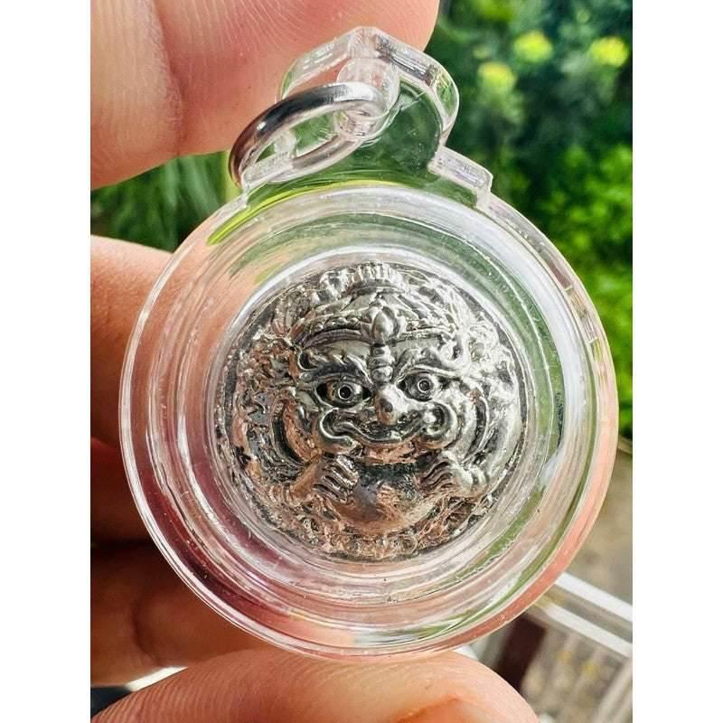 Supreme Mercury Amulet - First Edition Khao Or Rahu & Hanuman Unity Talisman for Ultimate Protection, Spiritual Alertness, and Fast Fortune Boost