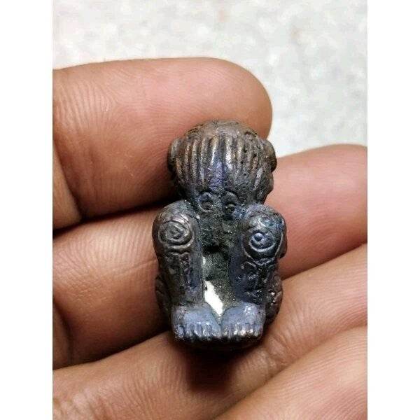 Bodhisattva in Womb Diamond Amulet by Ajarn Nern Doi – Sacred Protection and Wealth from Trang, Thailand - Thai Blessing Co