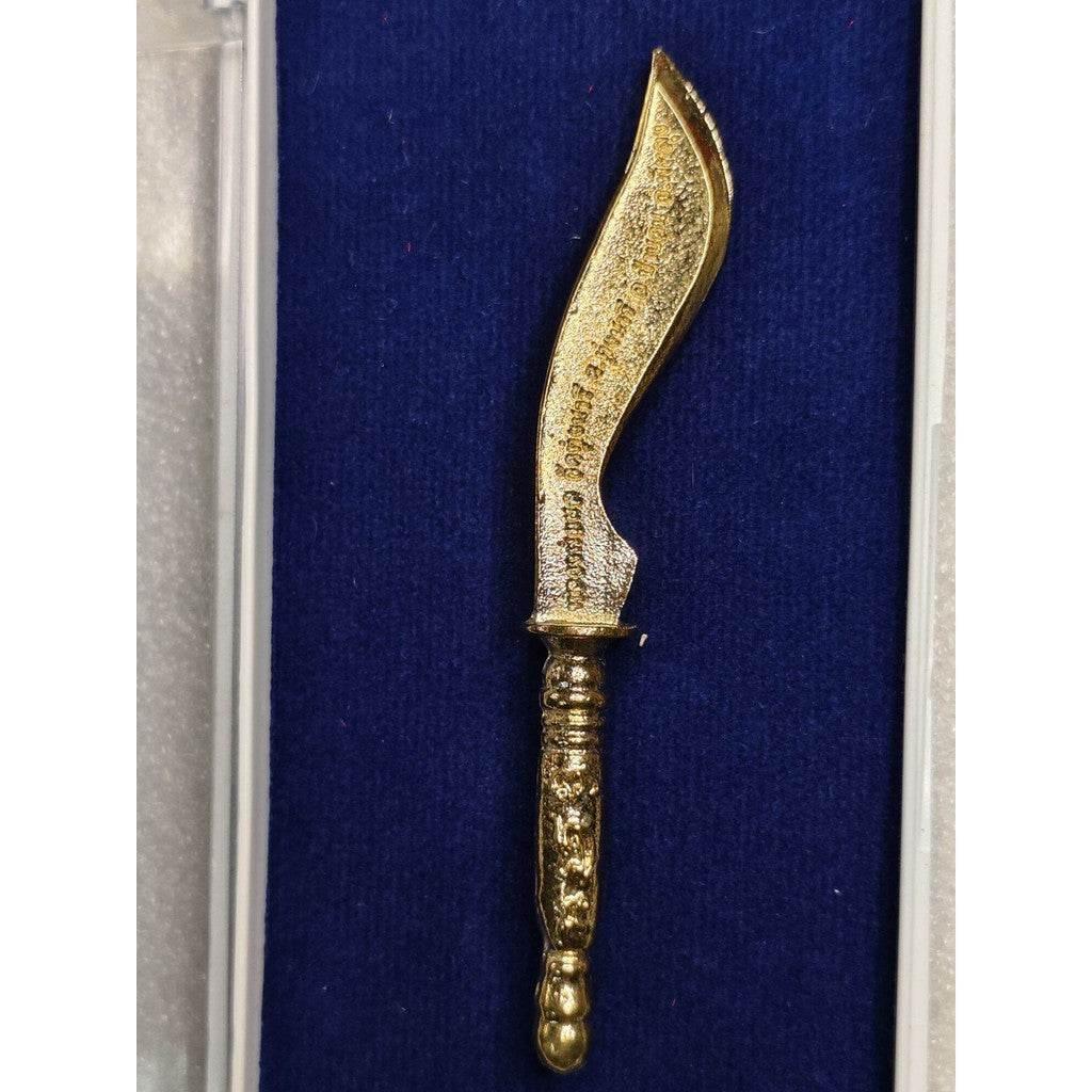 Sacred Bamboo Cutting Knife - Pho Thaan Phon, Wat Thung Nari 2024 Limited Edition Thai Ritual Blade