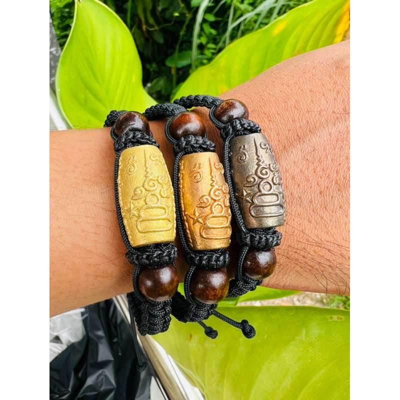 Mahagarn Amulet Bracelet - Supreme Spiritual Defense and Invincibility for Aura Fortification with Thailand's Legendary Protection