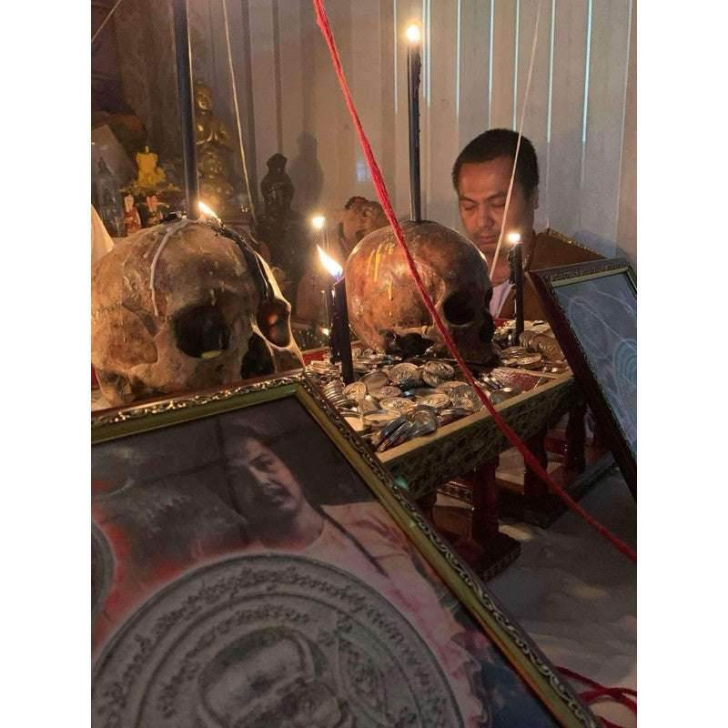 Prai Whisper Coin – Ultimate Fortune &amp; Spiritual Armor Amulet Powerful Blessing for Pre-Warning, Wealth Attraction &amp; Daily Protection - Thai Blessing Co