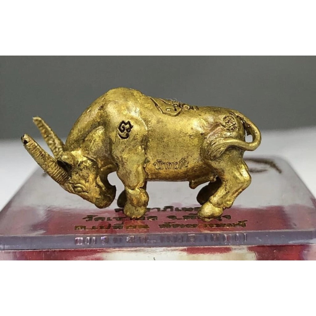 Full Moon Buffalo Talisman – Khao Or Power Charm by Ajarn Plian for Protection, Good Fortune and Wealth