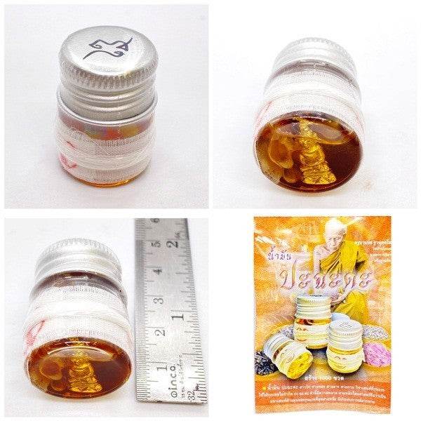Pha Cha Dah Sacred Oil by Kruba Baeng – Ultimate Protection &amp; Wealth Attraction (B.E. 2567 Limited Edition) - Thai Blessing Co