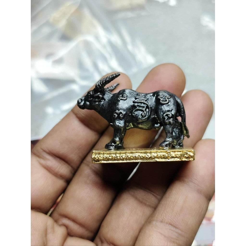 Mystic Tiger-Ox Amulet for Supreme Power and Prosperity from Wat Naitao