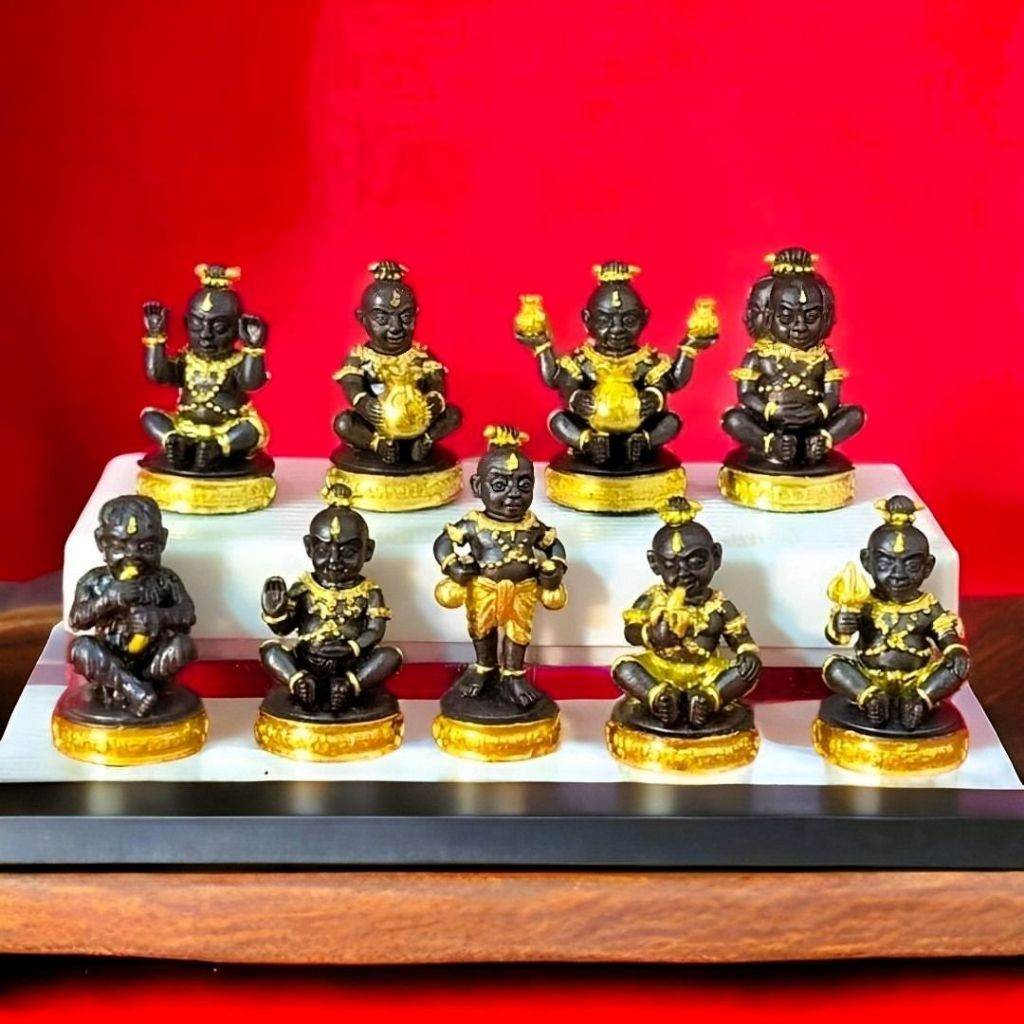 Kuman Thong: 9 Forms by LP Nenkaw, Wat Ban Kaset, Roi Et Magnet for Wealth Love &amp; Popularity Trusted Spiritual Companion - Thai Blessing Co