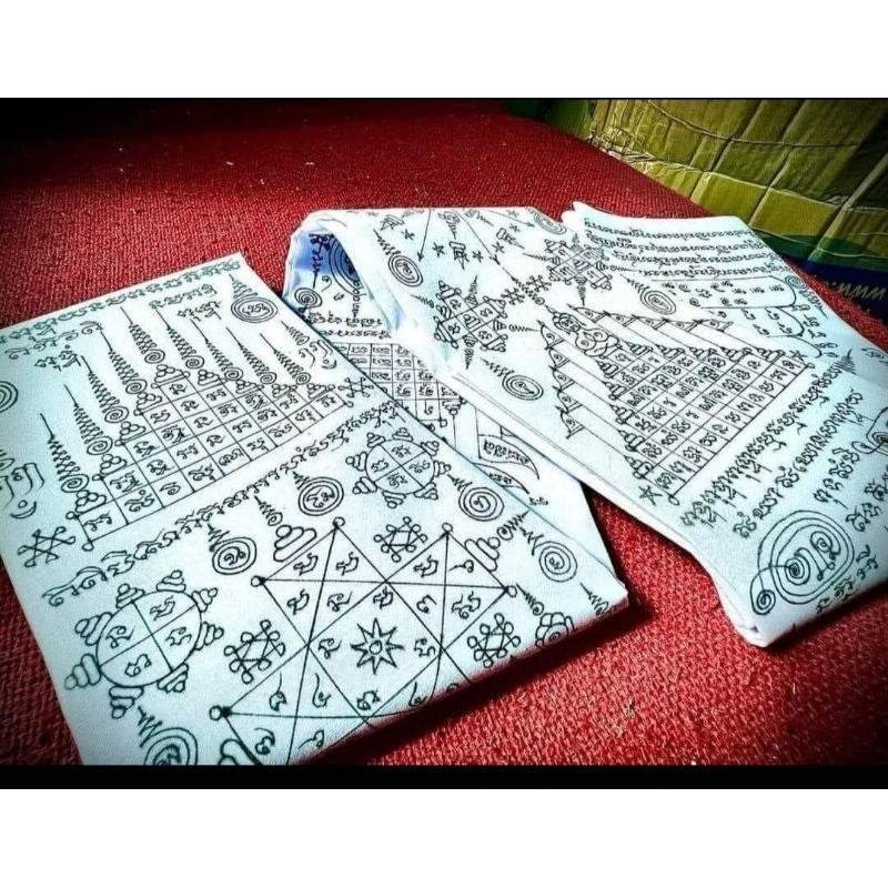 Kao Or 108 Yantra Cloth by Master Sithichai – Powerful Protection &amp; Wealth Charm from the Southern Lineage - Thai Blessing Co